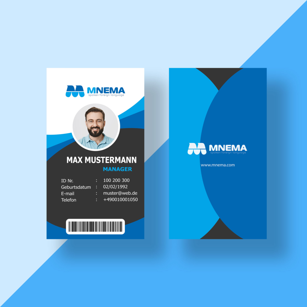 Mnema identity card 1 | Identity cards
